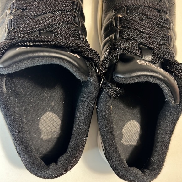 K-Swiss Black Leather sneakers. Women's 6.5 - Picture 11 of 11